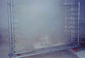 水雾墙喷洒性能参数试验